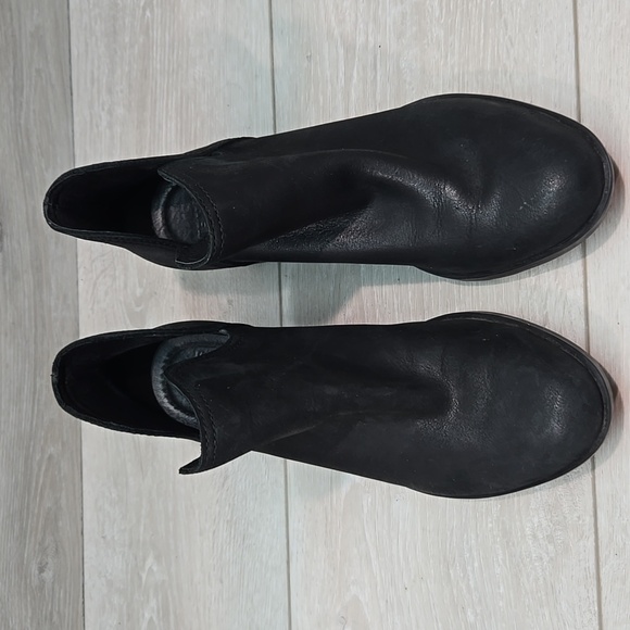 Sorwl Women's Ankle Cut Out Side Boots Shoes Chuncky Platform Sz 7 - Picture 3 of 10